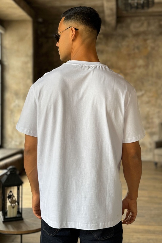 Белая оверсайз футболка Givenchy Chain