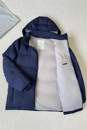 Мужской пуховик Brunello Cucinelli Premium - Navy   
