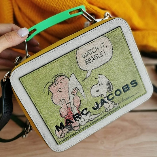Женская сумка Marc Jacobs Peanuts Mini Box Snoopy 20x15 см