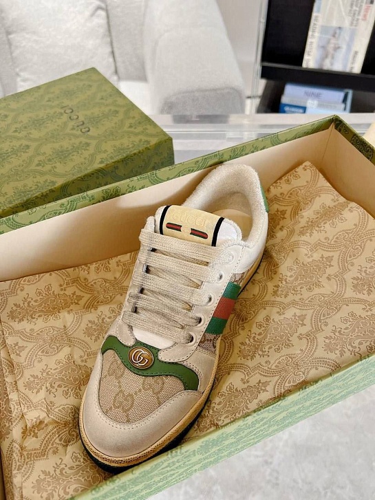 Женские кроссовки Gucci GG Screener premium