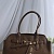 Кожаная сумка MIU MIU Aventure nappa 42x29 см - Brown