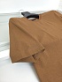 Мужская коричневая футболка Loro Piana premium