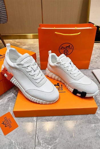 Мужские кроссовки Hermes Bouncing - White   