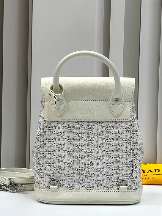 Женский рюкзак Goyard Alpin Mini Premium 23x19x9.5 см - White