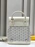 Женский рюкзак Goyard Alpin Mini Premium 23x19x9.5 см - White