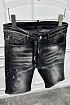 Джинсовые шорты Dsquared2 чёрного цвета