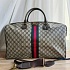 Кожаная дорожная сумка Gucci GG monogram 45x28 см