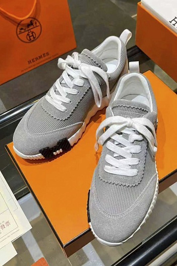 Женские комбинированные кроссовки Hermes Bouncing premium   