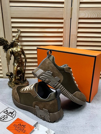 Мужские кроссовки Hermes Bouncing - Khaki   