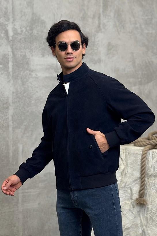 Мужская кожаная куртка Prada premium