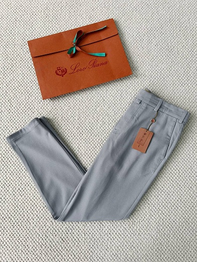 Мужские брюки Loro Piana Premium - Light Blue   