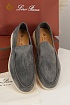 Мужские замшевые лоферы Loro Piana Summer Walk