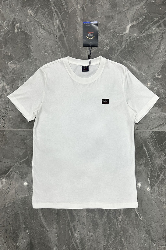 Футболка белого цвета Paul & Shark logo-patch