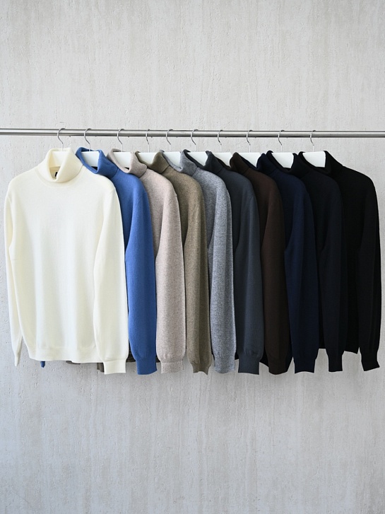 Мужская водолазка Loro Piana Premium - Autumn Green