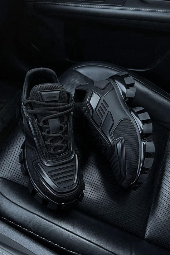 Чёрные кроссовки Prada Cloudbust Thunder