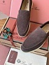 Замшевые лоферы Loro Piana Premium - Brown