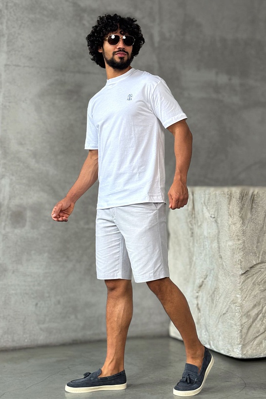 Мужские серые шорты Polo Ralph Lauren