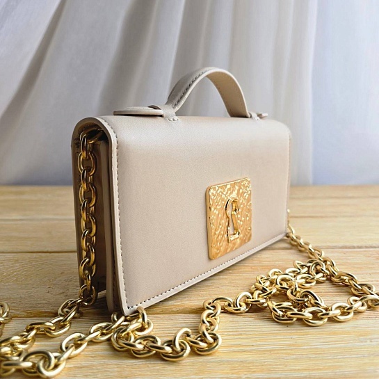 Кожаная сумка Schiaparelli 19x11 см