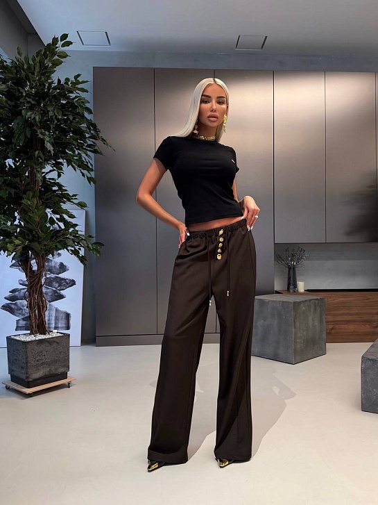 Женские брюки Schiaparelli premium - Brown