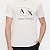 Футболка белого цвета Armani Exchange logo-print