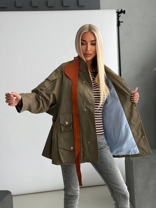 Женская ветровка Loewe premium - Olive