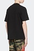 Чёрная оверсайз футболка Palm Angels Boxer Bob graphic-print