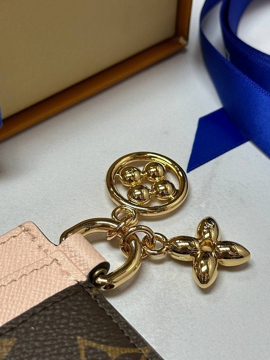 Кожаный кардхолдер Louis Vuitton Charms Vivienne Premium 7.3x0.3x10.2 см