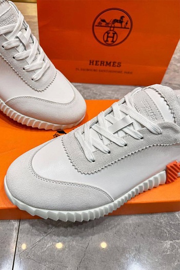 Мужские кроссовки Hermes Bouncing - White   