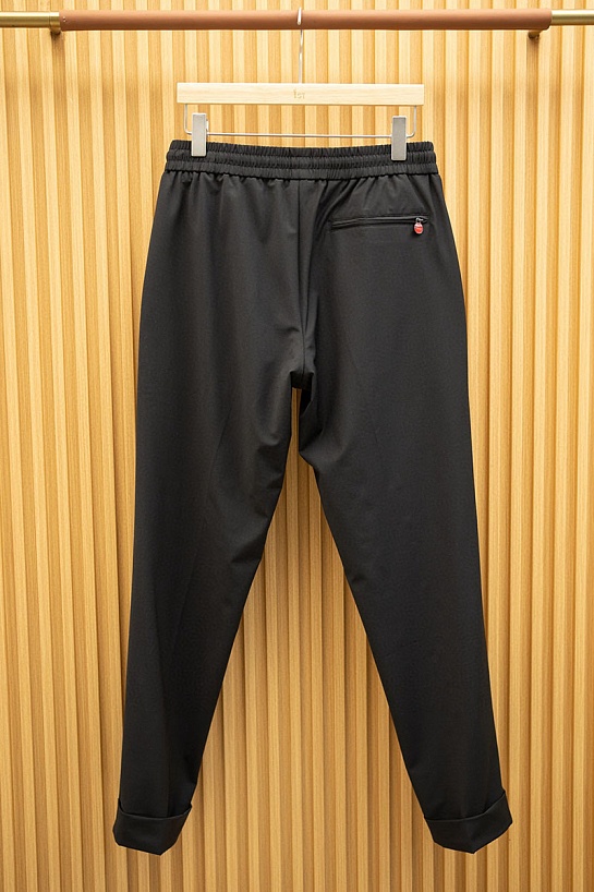 Мужские чёрные брюки Kiton Premium
