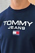 Синий свитшот Tommy Hilfiger logo-print