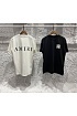 Белая мужская футболка Amiri logo-print