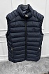 Мужской синий жилет Stone Island compass-patch