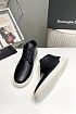 Кожаные кроссовки Zegna Triple Stitch high-top