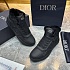 Кожаные кроссовки с мехом Dior B27