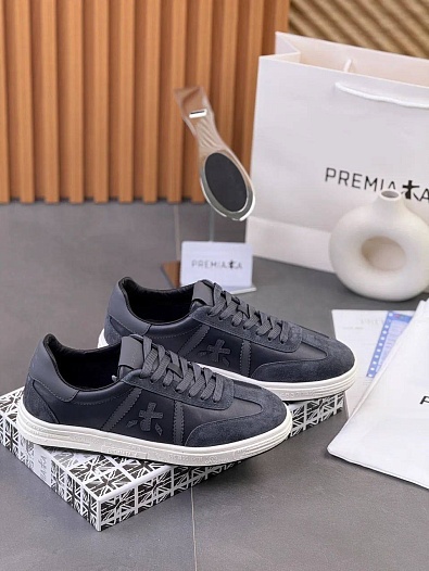 Комбинированные кроссовки Premiata Bonnie - Navy   