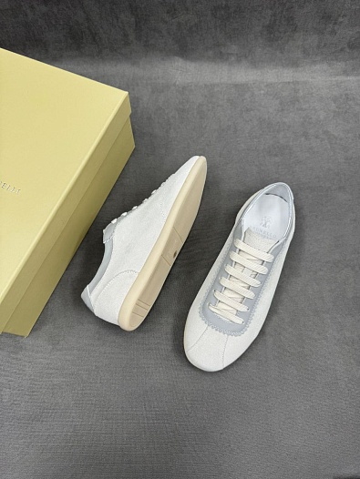 Мужские замшевые кроссовки Brunello Cucinelli   