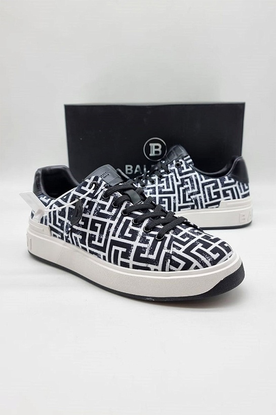 Мужские кроссовки Balmain Monogram B-Court