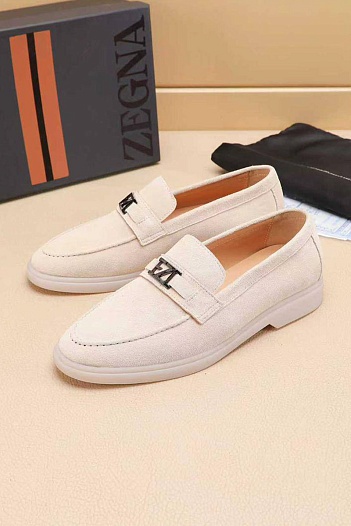 Мужские замшевые лоферы Ermenegildo Zegna   