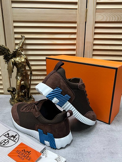 Мужские кроссовки Hermes Bouncing - Brown   