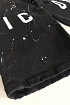 Джинсовые мужские шорты Dsquared2 "ICON" - Black