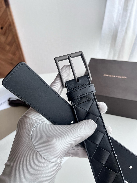 Кожаный ремень Bottega Veneta Premium (ширина 3.5 см)
