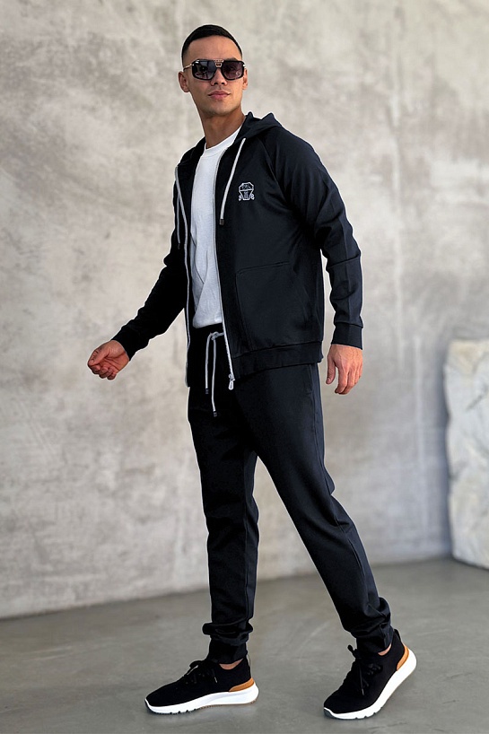 Спортивный костюм Brunello Cucinelli logo-embroidered - Navy