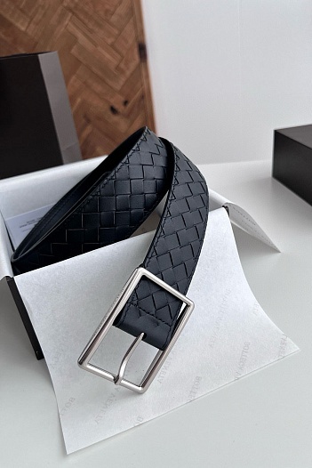 Кожаный ремень Bottega Veneta Premium (ширина 4 см)   