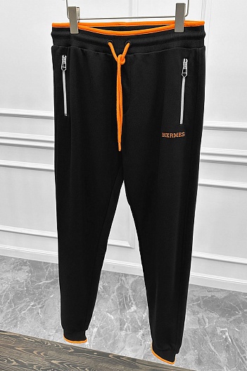 Чёрные спортивные штаны Hermes   