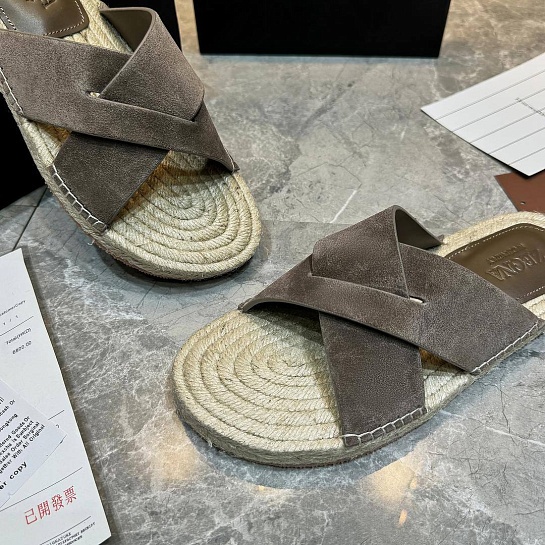 Мужские шлёпанцы Ermenegildo Zegna suede - Light Brown