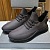 Мужские кожаные кроссовки Prada lace-up - Brown