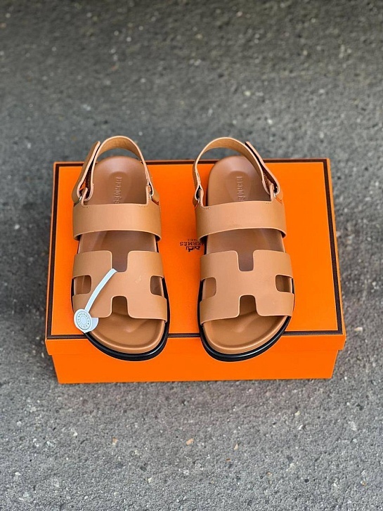 Женские сандалии Hermes Chypre - Brown