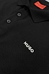 Мужское поло Hugo Boss чёрного цвета 