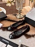 Женские балетки Chanel Flats - Black / Red
