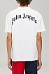 Белая футболка Palm Angels Broken Palm print
